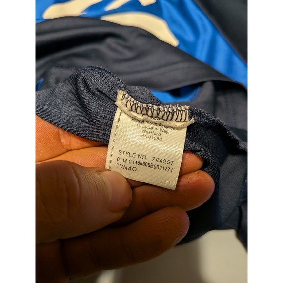 Official 2014 PUMA Italy Men's National Team 744257 Training Pre Match Jersey XL - Picture 5 of 8